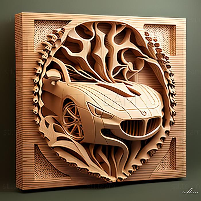 3D модель Maserati GranTurismo (STL)